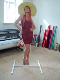 Хардпостер из пластика (ПВХ) на металлокаркасе